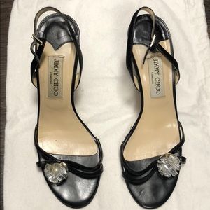 Jimmy Choo heeled sandals.